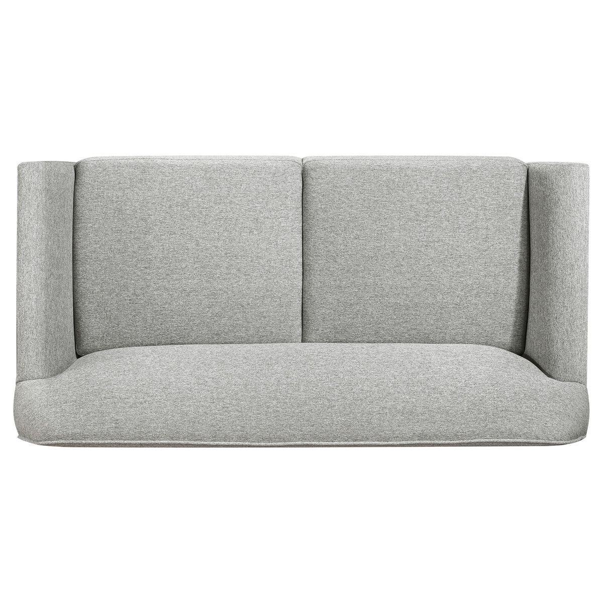 Vaughn 2-piece Fabric Upholstered Flared Arm Sofa Set Grey