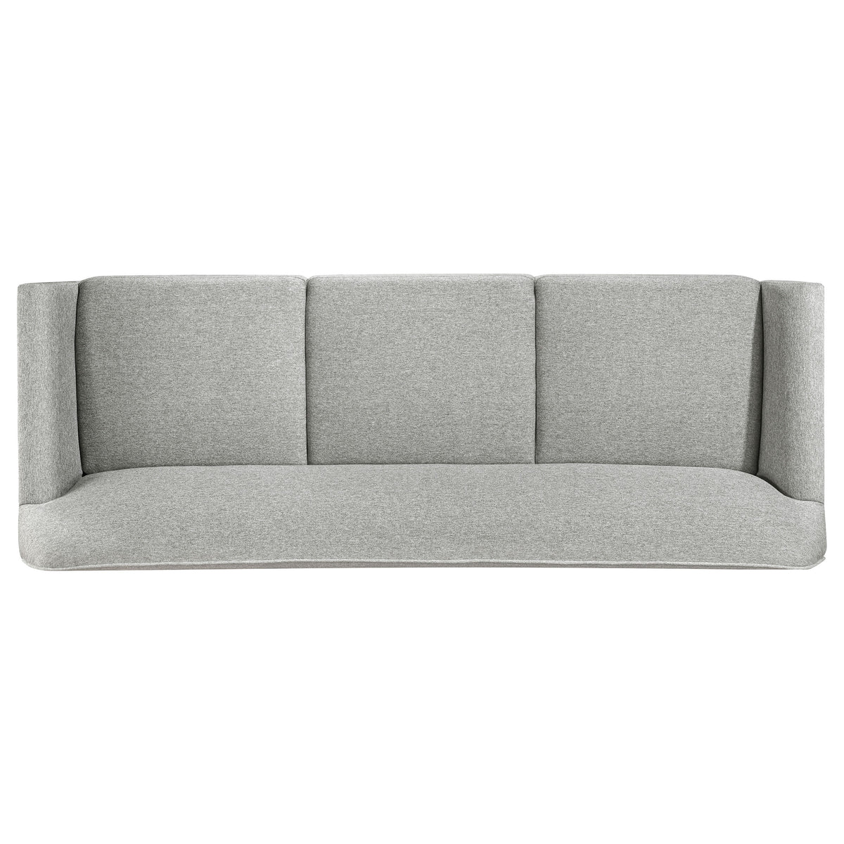 Vaughn 3-piece Fabric Upholstered Flared Arm Sofa Set Grey