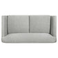 Vaughn Fabric Upholstered Flared Arm Loveseat Grey