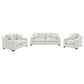 Ashlyn 3-piece Upholstered Track Arm Sofa Set Sand