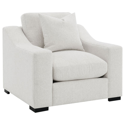 Ashlyn 3-piece Upholstered Sloped Arm Sofa Set Sand