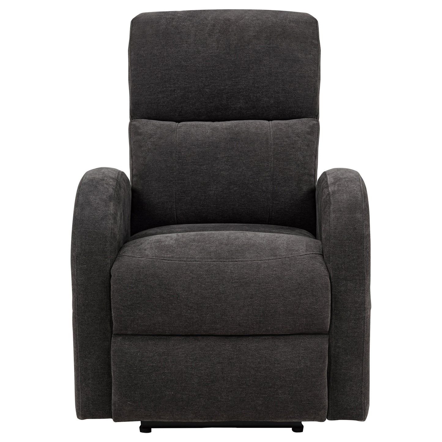 Grant Fabric Upholstered Power Recliner Chair Charcoal Grey