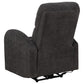 Grant Fabric Upholstered Power Recliner Chair Charcoal Grey