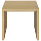 Canoga Engineered Wood Accent Side End Table Light Oak