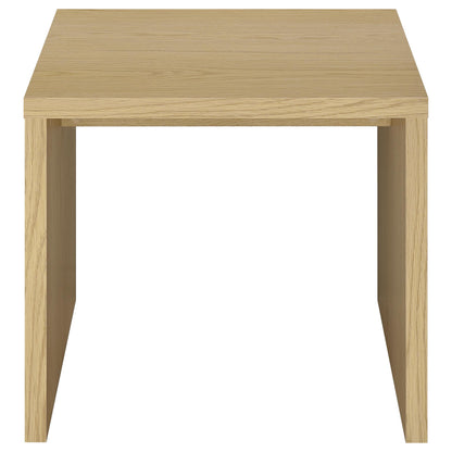 Canoga 2-piece Lift Top Cocktail Coffee Table Set Light Oak