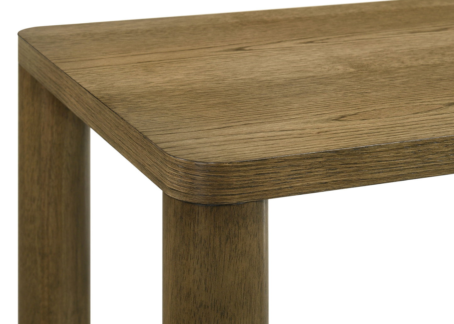 Castlewood 2-piece Cocktail Coffee Table Set Brown Oak
