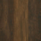 Devar Square Engineered Wood Side End Table Dark Pine