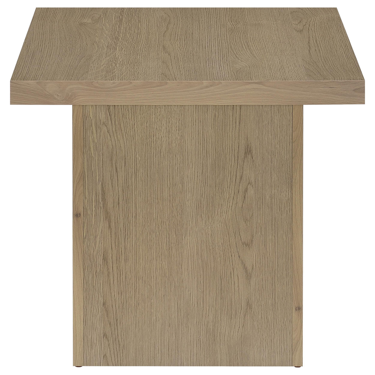 Devar Square Engineered Wood Side End Table Latte