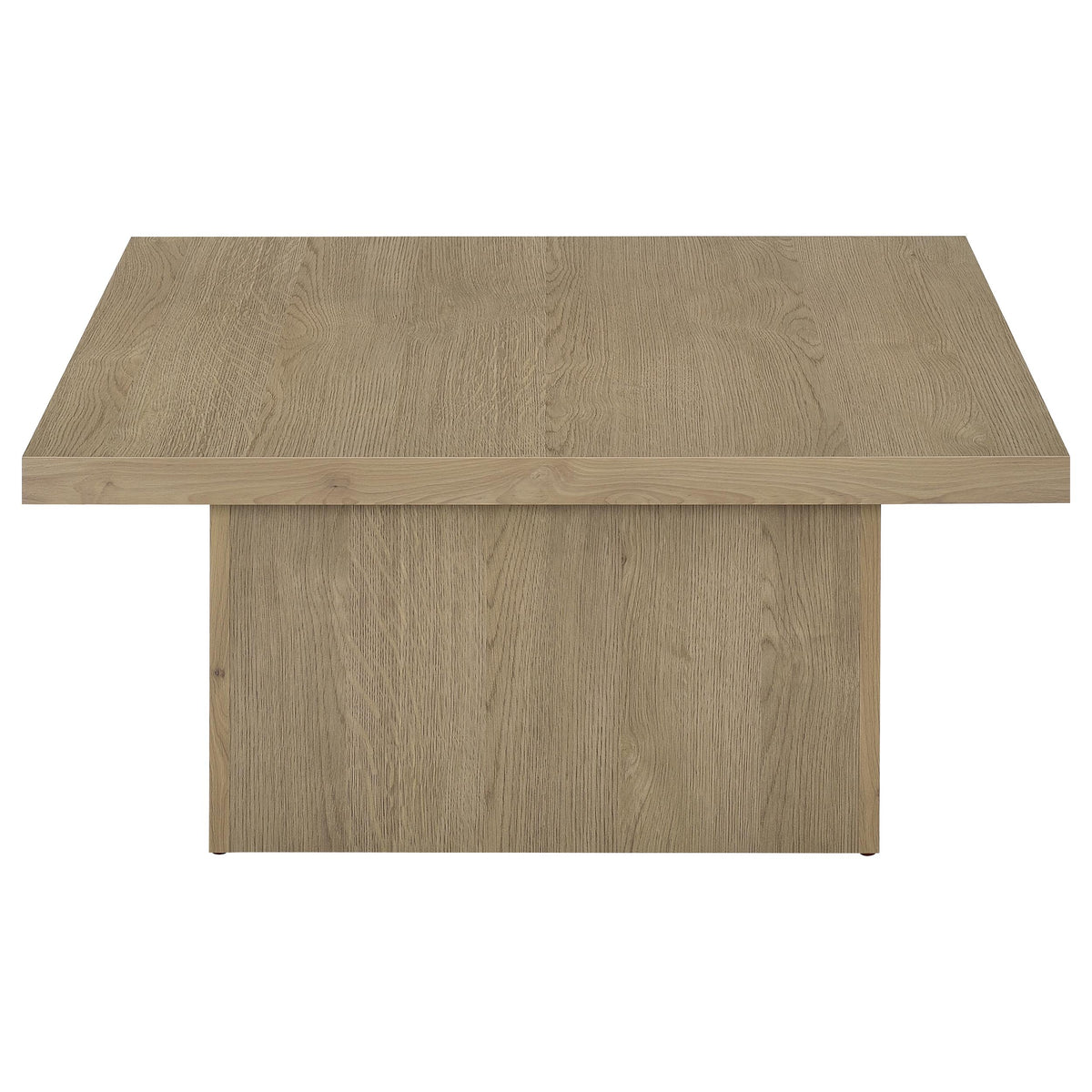 Devar 3-piece Square Cocktail Coffee End Table Set Latte