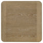 Adina Square Wood Side End Table Distressed Light Brown