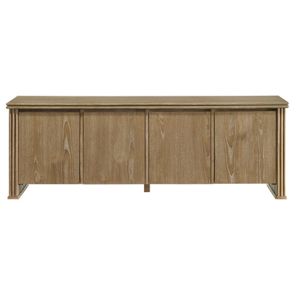 Adina 70-inch TV Stand Media Console Distressed Light Brown
