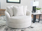 Cuddle Plush Oversized Swivel Accent Chair