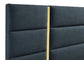 Ines 4-piece Queen Bedroom Set Navy and White High Gloss