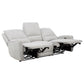 Sylmar 2-piece Chenille Power Reclining Sofa Set Dove Grey