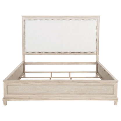 Pembroke 66-inch Eastern King Panel Bed Washed Oak