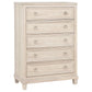 Pembroke 5-drawer Chest of Drawers Washed Oak