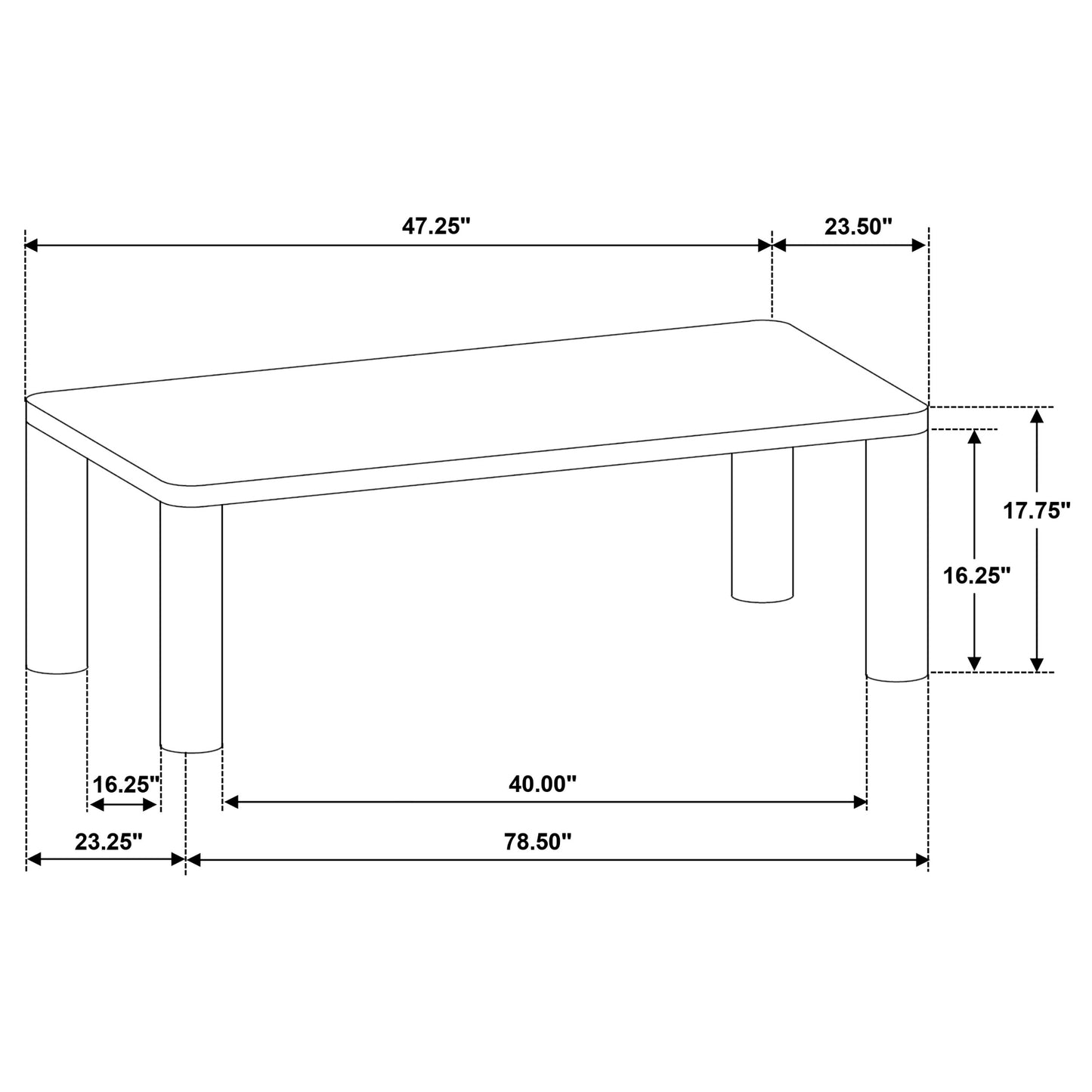 Castlewood 3-piece Cocktail Coffee Table Set Brown Oak