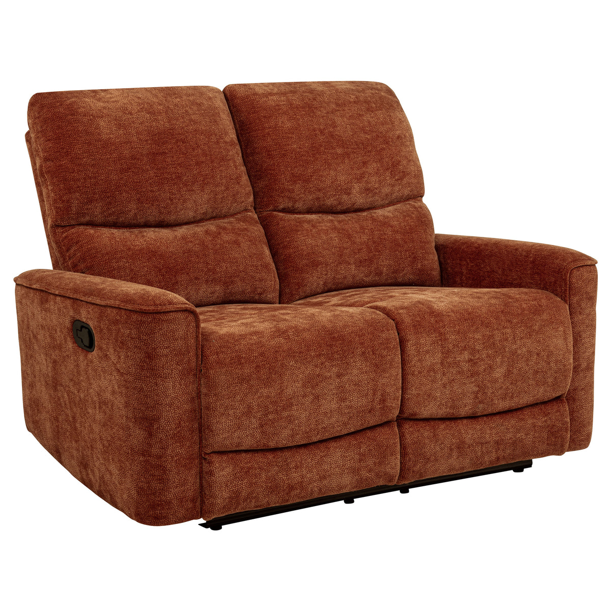 Navarro 2-piece Upholstered Reclining Sofa Set Burnt Orange