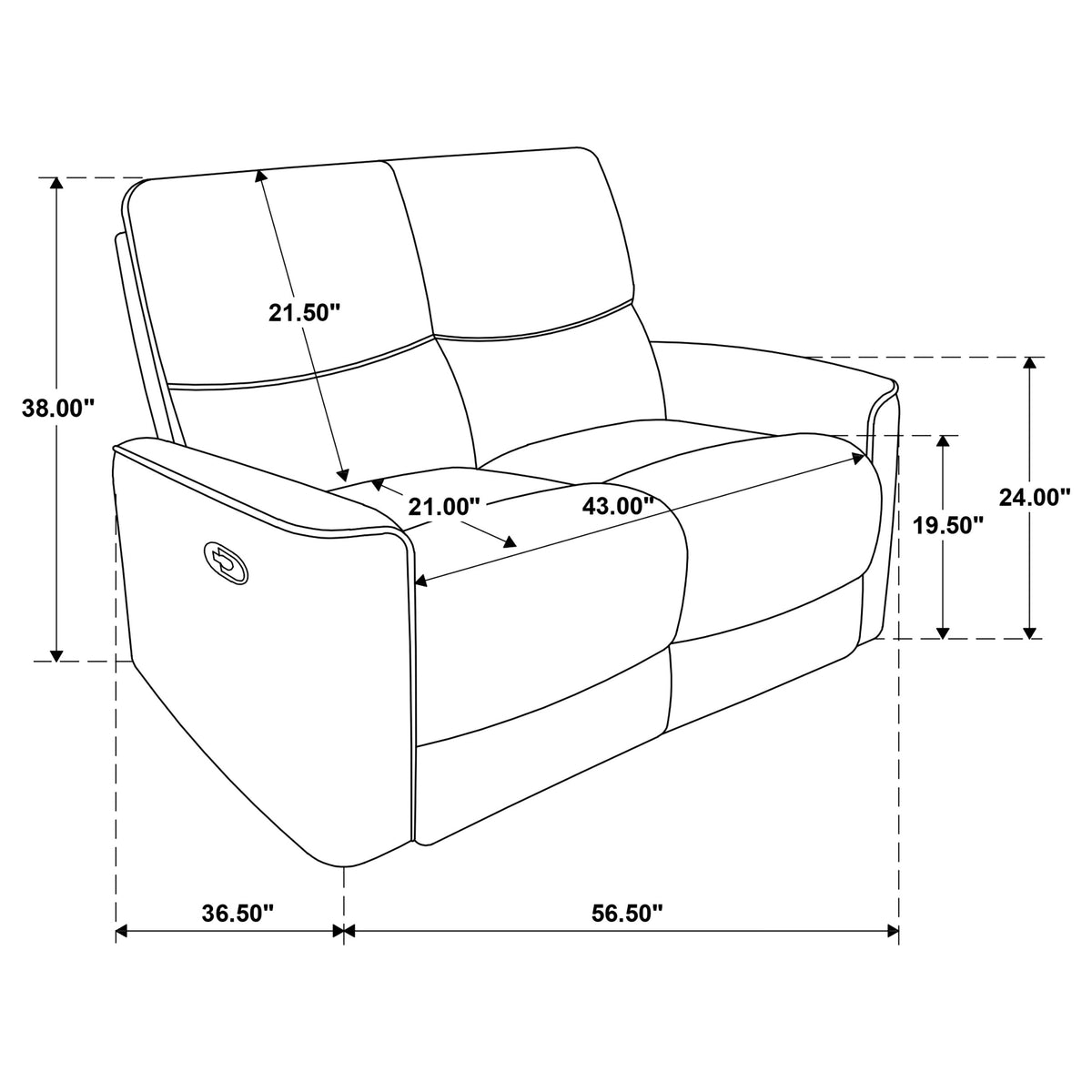 Navarro 2-piece Upholstered Reclining Sofa Set Burnt Orange