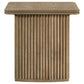 Adina 2-piece Wood Coffee Table Set Distressed Light Brown