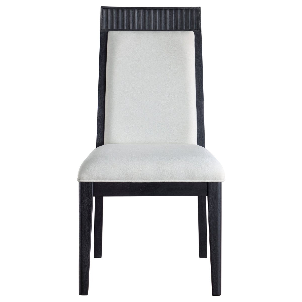 Brookmead Dining Side Chair Ivory and Black (Set of 2)