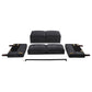Bowen II 2-piece Upholstered Track Arm Sofa Set Steel Grey