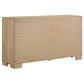 Arielle 4-piece Queen Bedroom Set Light Oak