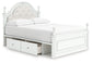 Kozlani Full Upholstered Panel Storage Bed