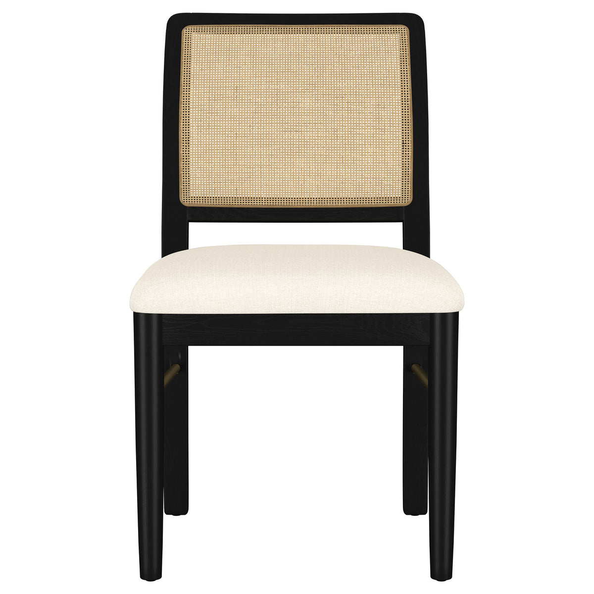 Arini 5-piece Round Dining Table Set Sand Wash and Black