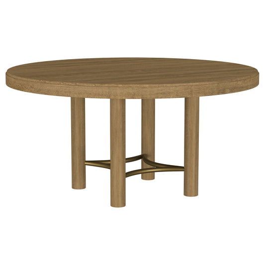 Arini 5-piece Round Dining Room Table Set Sand Wash