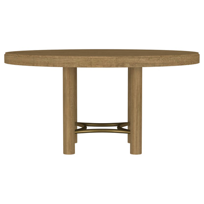 Arini 7-piece Round Dining Room Table Set Sand Wash