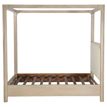 Solano 85-inch Queen Canopy Bed Weathered Mango