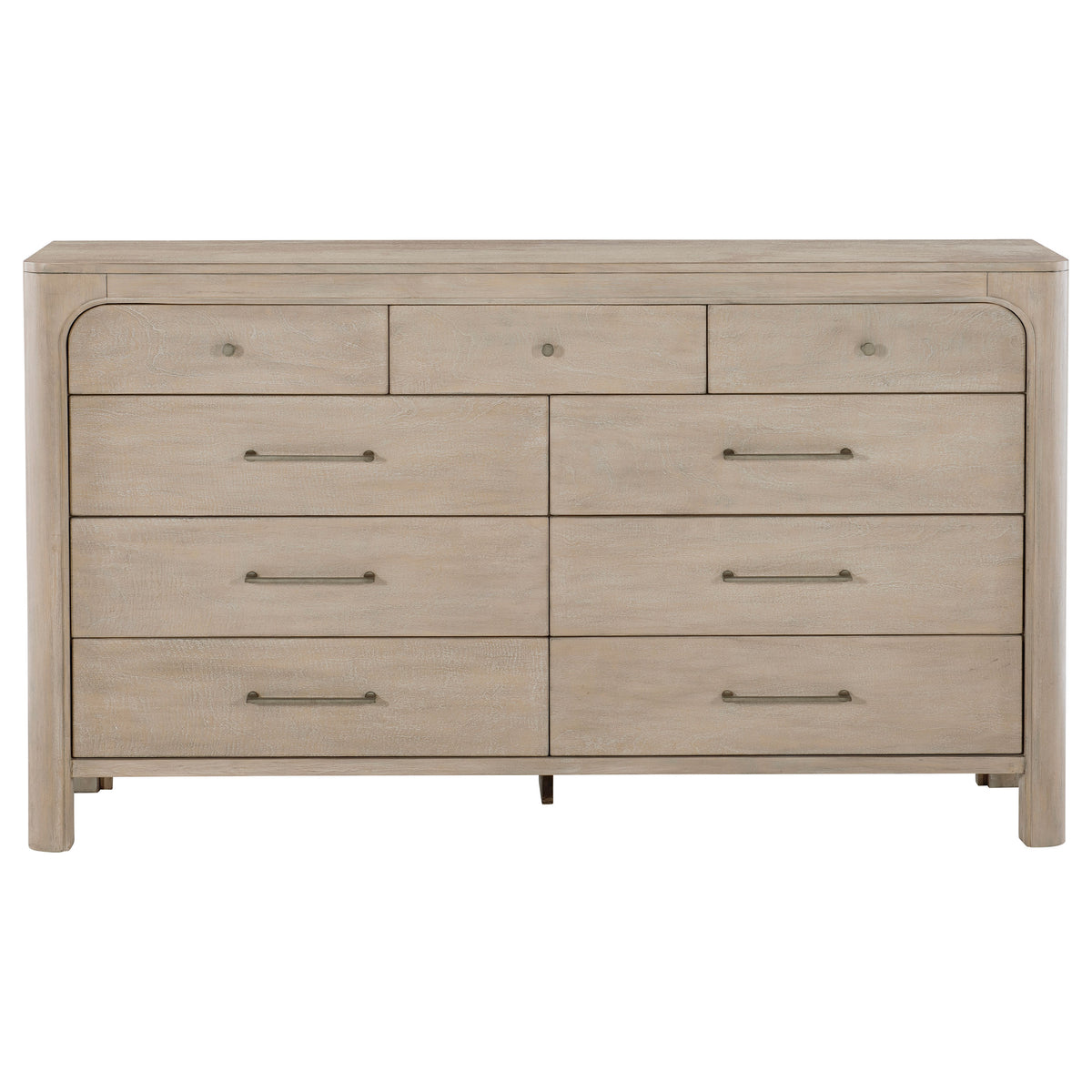 Solano 9-drawer Bedroom Dresser Cabinet Weathered Mango