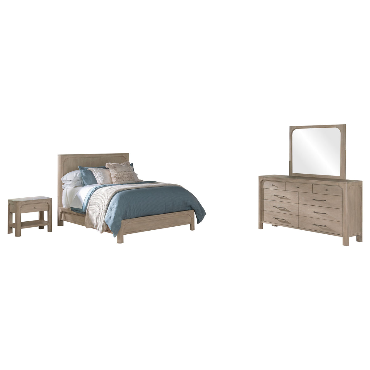 Solano 4-piece Eastern King Bedroom Set Weathered Mango