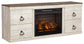 Ashley Express - Willowton TV Stand with Electric Fireplace