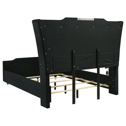 Lorient 4-piece Queen Bedroom Set Black