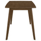 Kersey 5-piece Rectangular Dining Table Set Chestnut