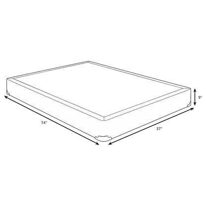 Mercer 9-inch Twin Standard Box Spring Foundation