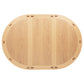 Lavon 5-piece Oval Counter Height Dining Set Light Oak
