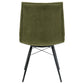 Aiken Fabric Upholstered Dining Side Chair Saddle Forest Green (Set of 4)
