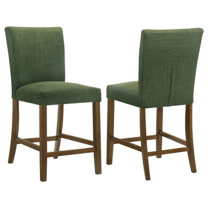 Paxton Upholstered Counter Height Dining Chair Green (Set of 2)