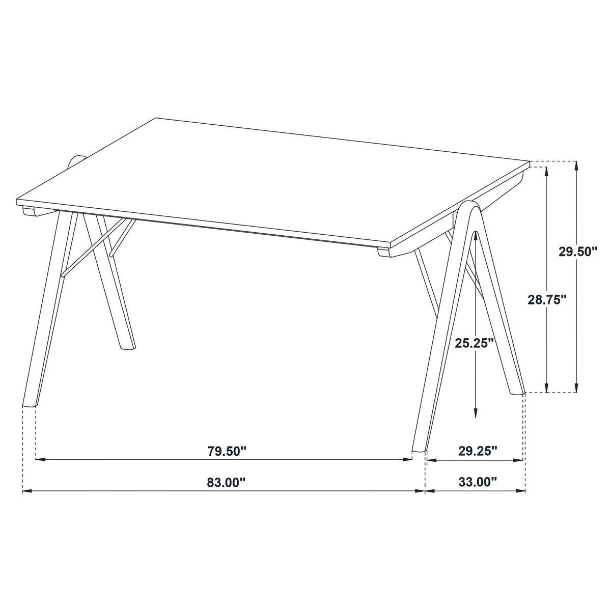 Randolph 7-piece SmartTop™ Rectangular Dining Set Sheesham and Brown