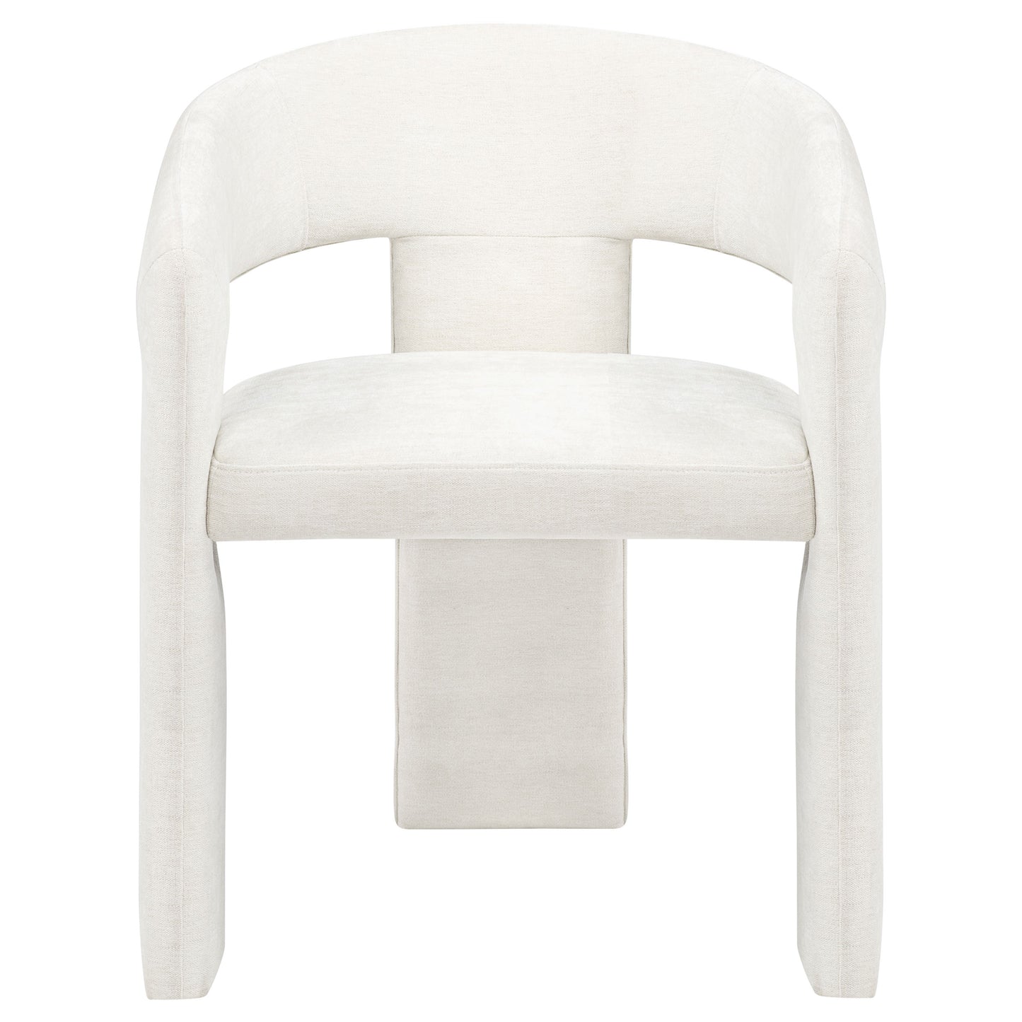 Carlow Upholstered Dining Arm Chair White (Set of 2)