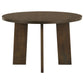 Strouse 5-piece Dining Set Wheat and Walnut