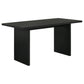 Decker 7-piece 70-inch Rectangular Counter Height Dining Set Black