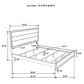 Valen Four-piece California King Bedroom Set Light Taupe
