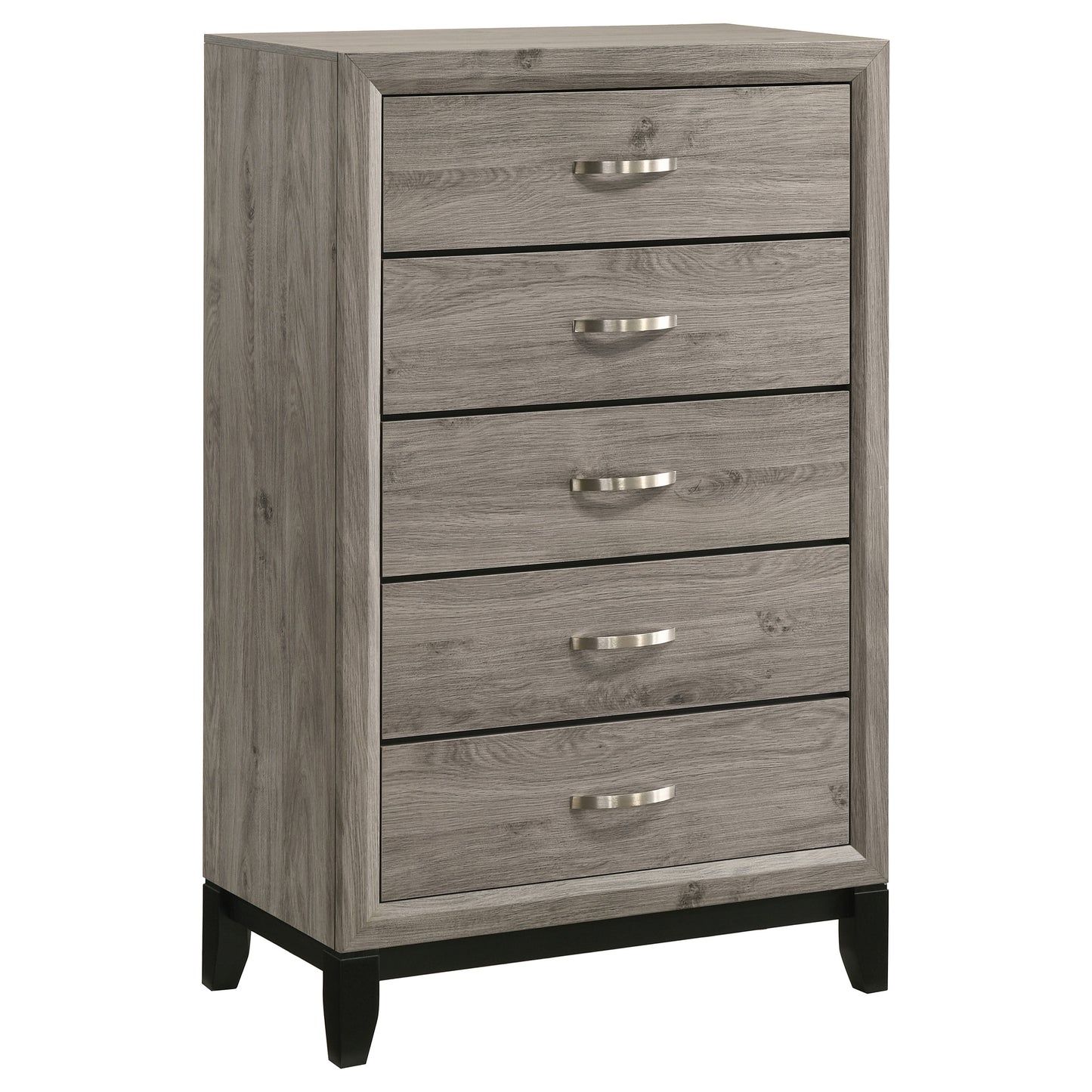Valen Five-piece Twin Bedroom Set Light Taupe