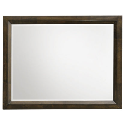 Atlas Bedroom Dresser Mirror Dark Oak