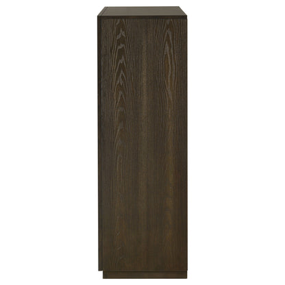 Atlas 5-drawer Bedroom Chest of Drawers Dark Oak