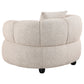 Whitney Contemporary Channel Tufted Woven Fabric Upholstered Sofa Set